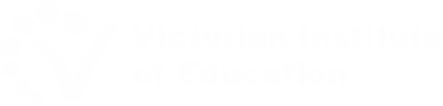 Victorian Institute of Education white logo